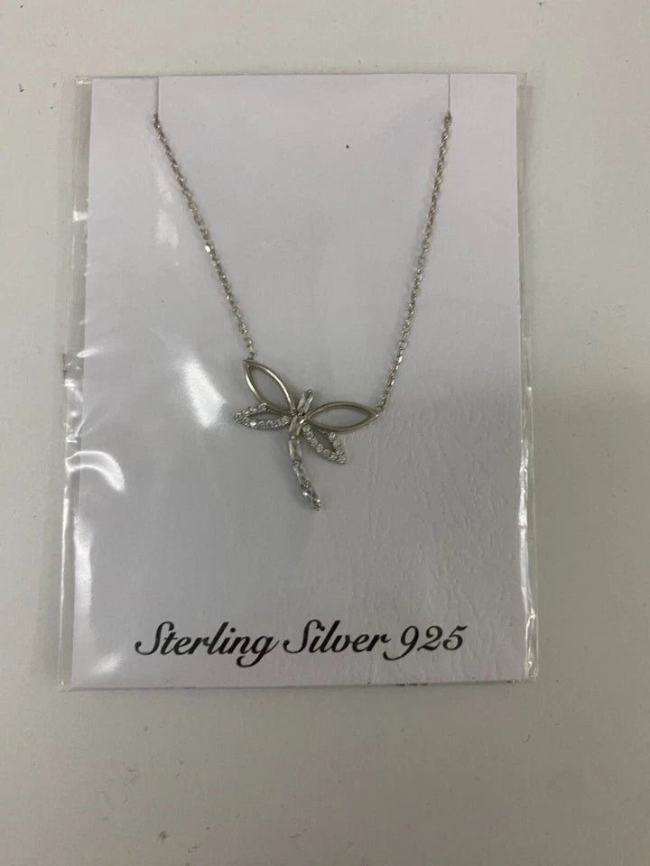 925 Ayar Sterling Gümüş Yusufçuk Kolye